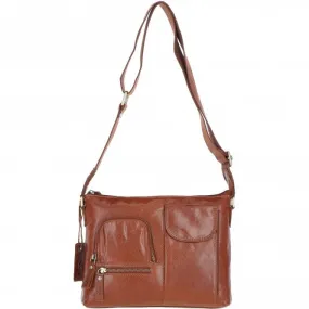 Exquisite Ashwood Leather Cross Body Bag for Women Honey: G-17