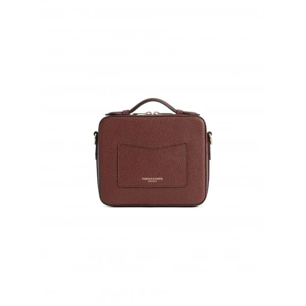 Fairfax & Favor Buckingham Cross Body Bag in Burgundy Leather