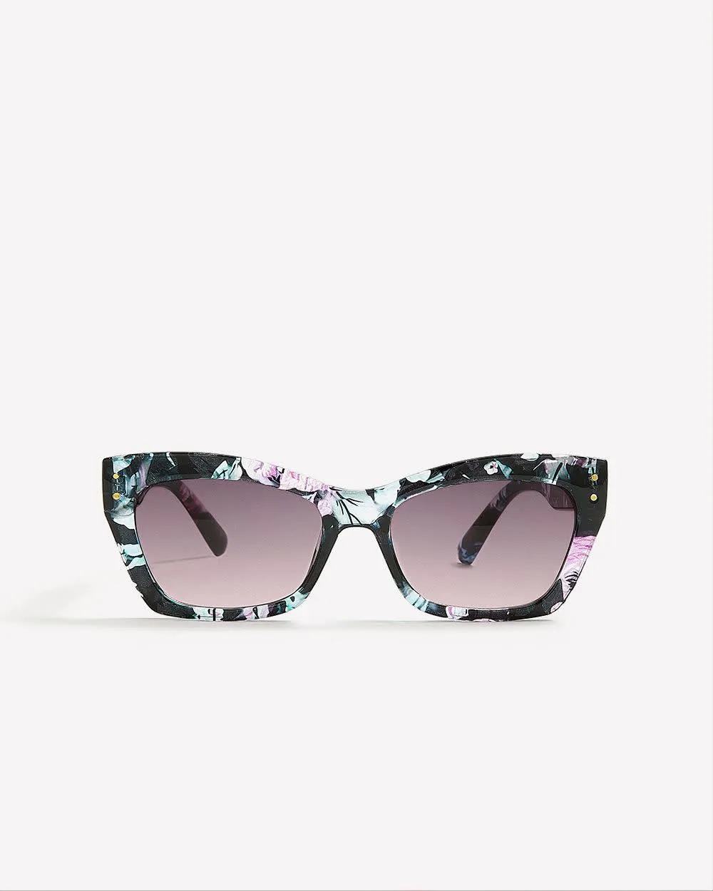 Floral Plastic Sunglasses