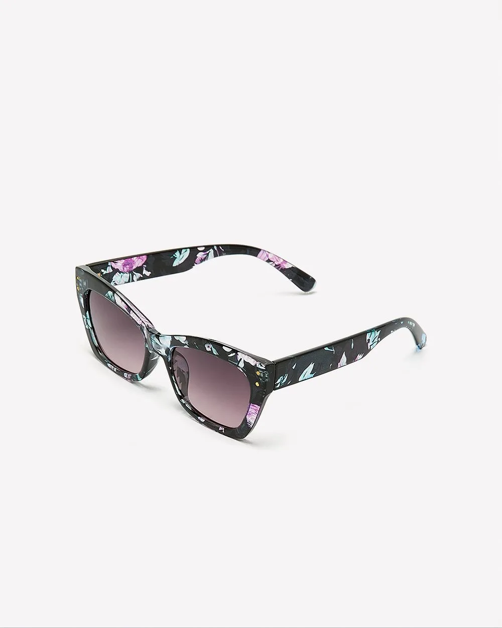 Floral Plastic Sunglasses