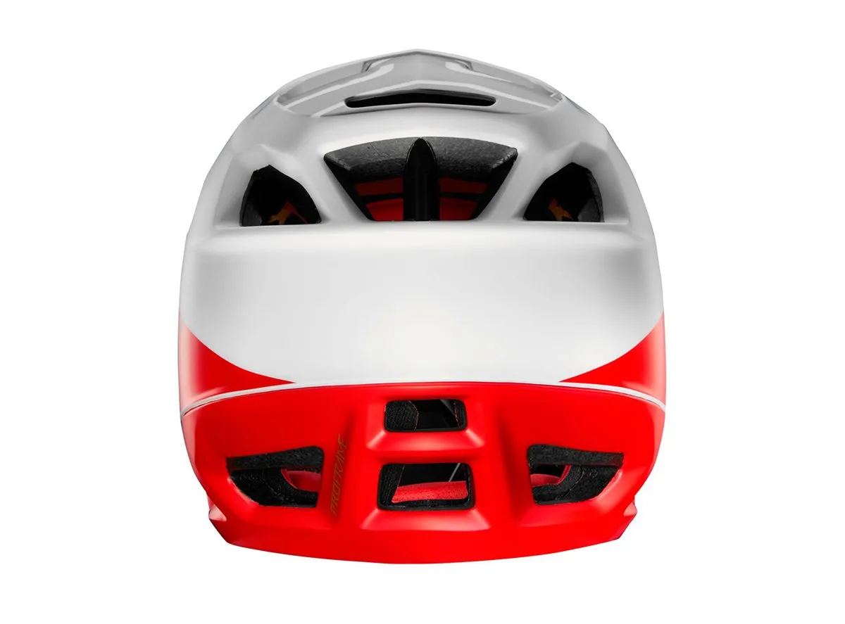 Fox Racing Proframe Full Face Helmet - Pistol - White-Black-Red - 2019