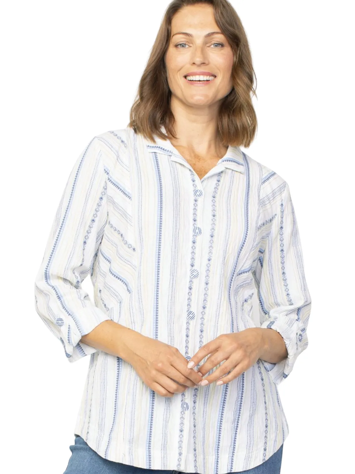 HABITAT COASTAL BOHO BOYFRIEND TUNIC