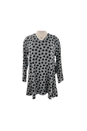 HABITAT TEXTURED DOT PLEAT BACK TUNIC