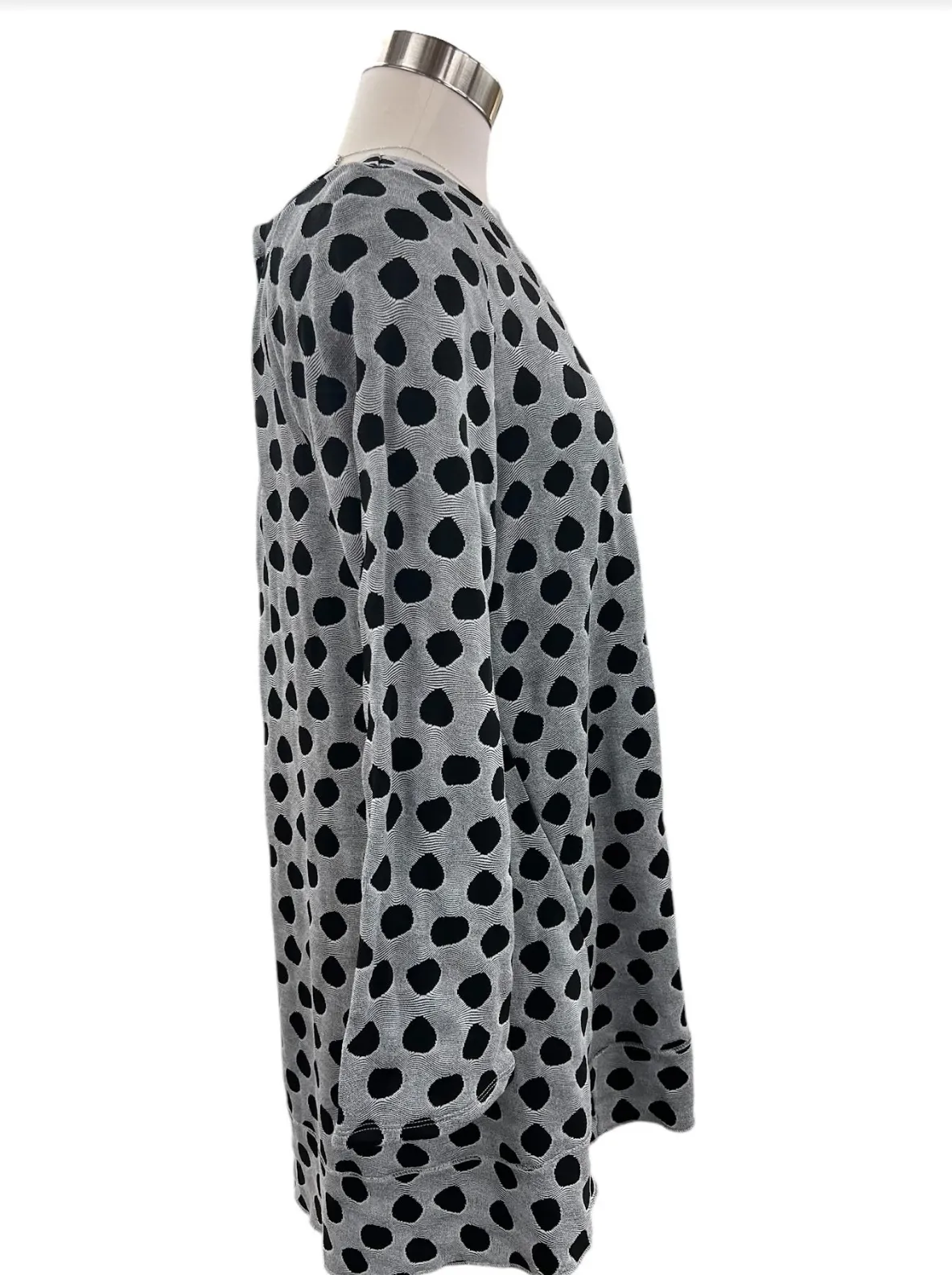 HABITAT TEXTURED DOT PLEAT BACK TUNIC