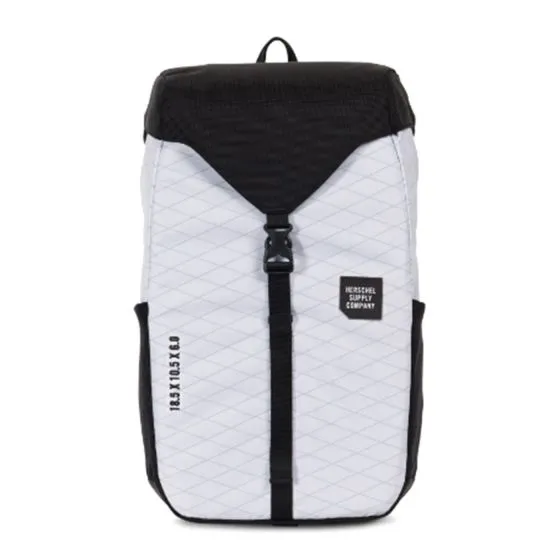 Herschel Barlow Medium White Black Backpack