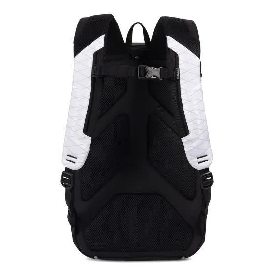 Herschel Barlow Medium White Black Backpack