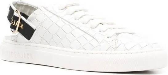 Hide&Jack Sabot Croco sneakers White