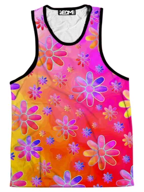 Hippie Trippy Flowers Men's Tank