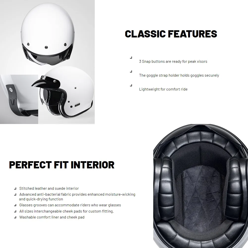 HJC V31 Desto Helmet - Black