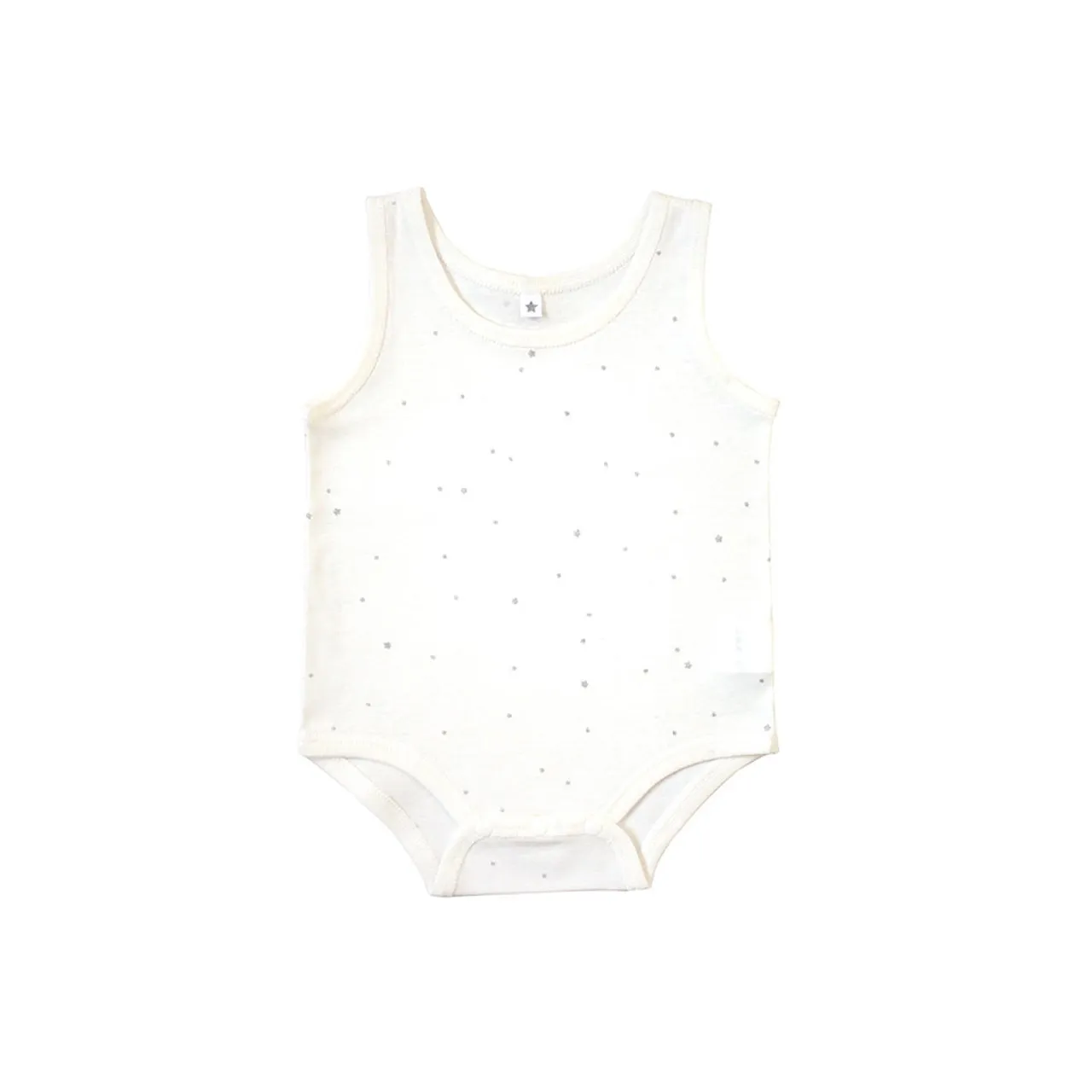 Hoppetta Sleeveless Romper WHITE