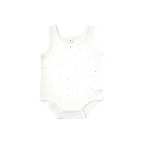 Hoppetta Sleeveless Romper WHITE