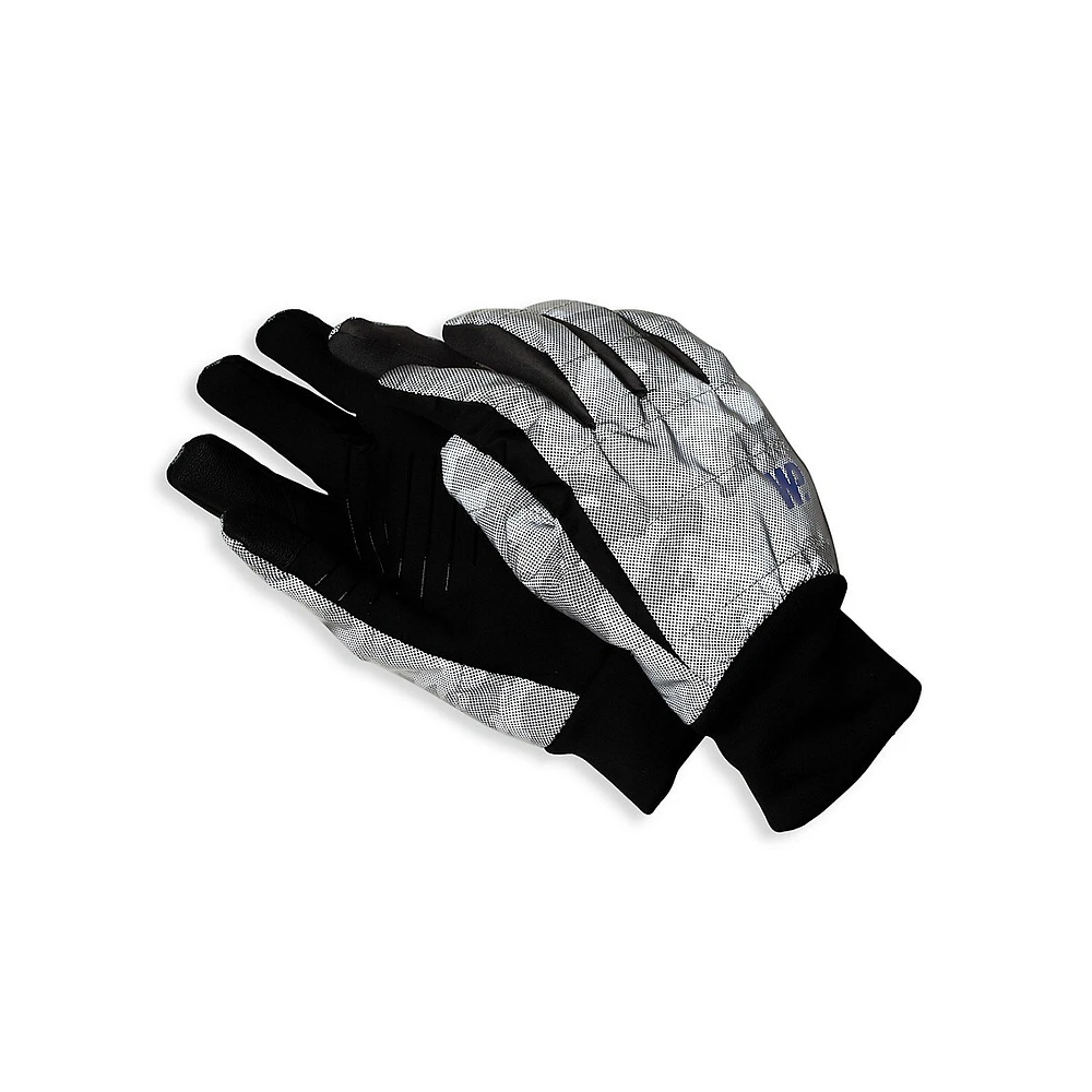 Hudson's Bay Boy's Touch Reflective Print Commuter Gloves