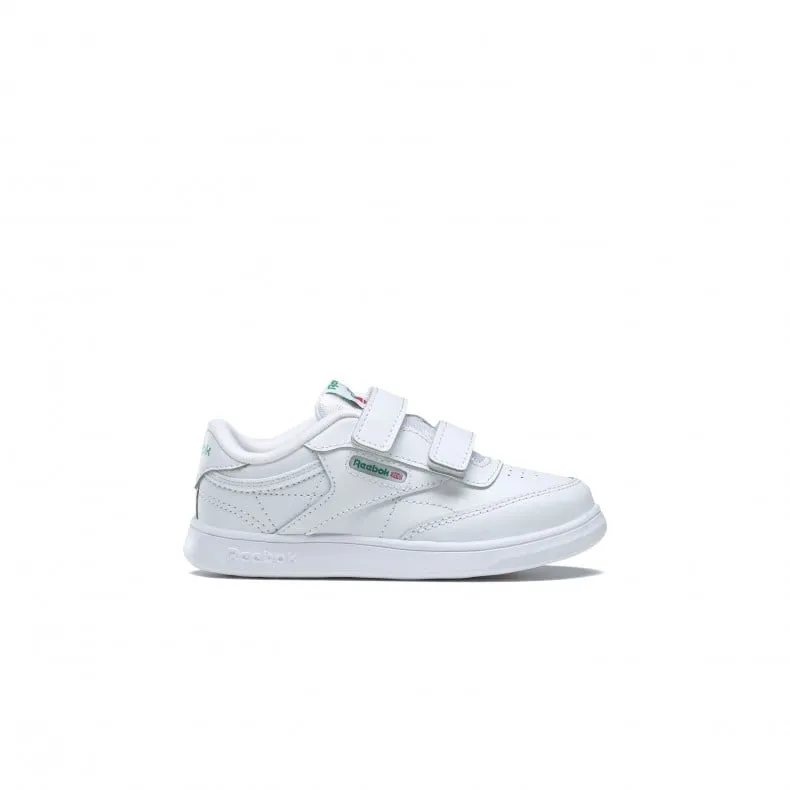 Infant Reebok Club C (White/Glen Green/Vector Blue)