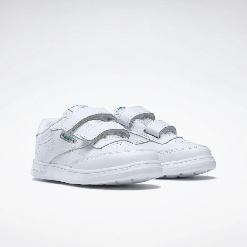 Infant Reebok Club C (White/Glen Green/Vector Blue)