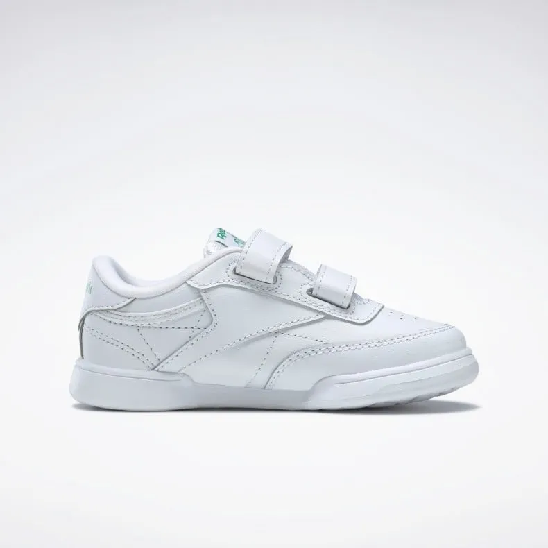 Infant Reebok Club C (White/Glen Green/Vector Blue)