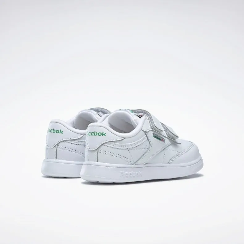 Infant Reebok Club C (White/Glen Green/Vector Blue)