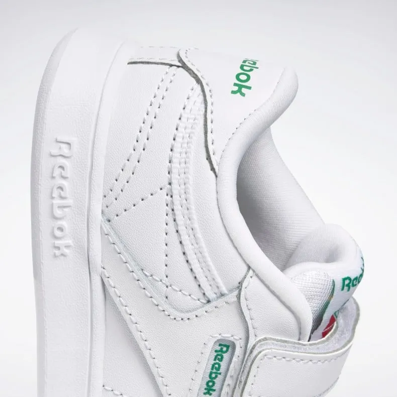 Infant Reebok Club C (White/Glen Green/Vector Blue)