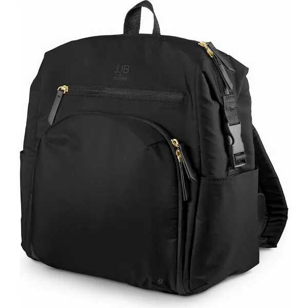 JuJuBe JJB Modern 11-Compartment Backpack, Black