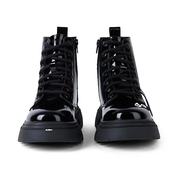 Junior Girls Kenzi Boot Patent leather Black