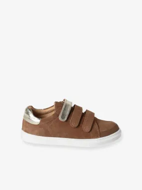 Leather Trainers for Children - white