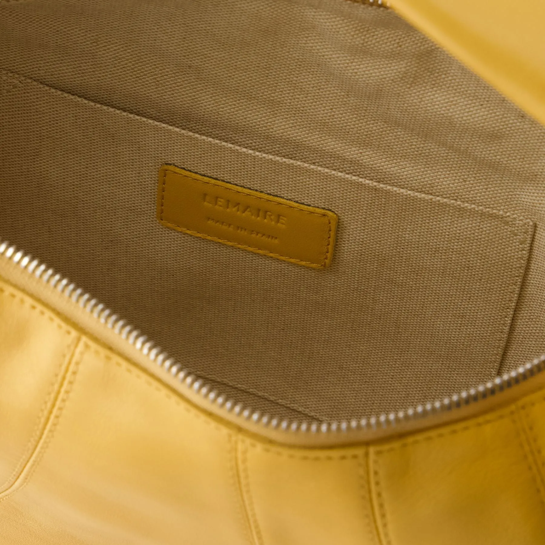 Lemaire  Fortune Croissant Bag - Lemaire - Leather - Yellow