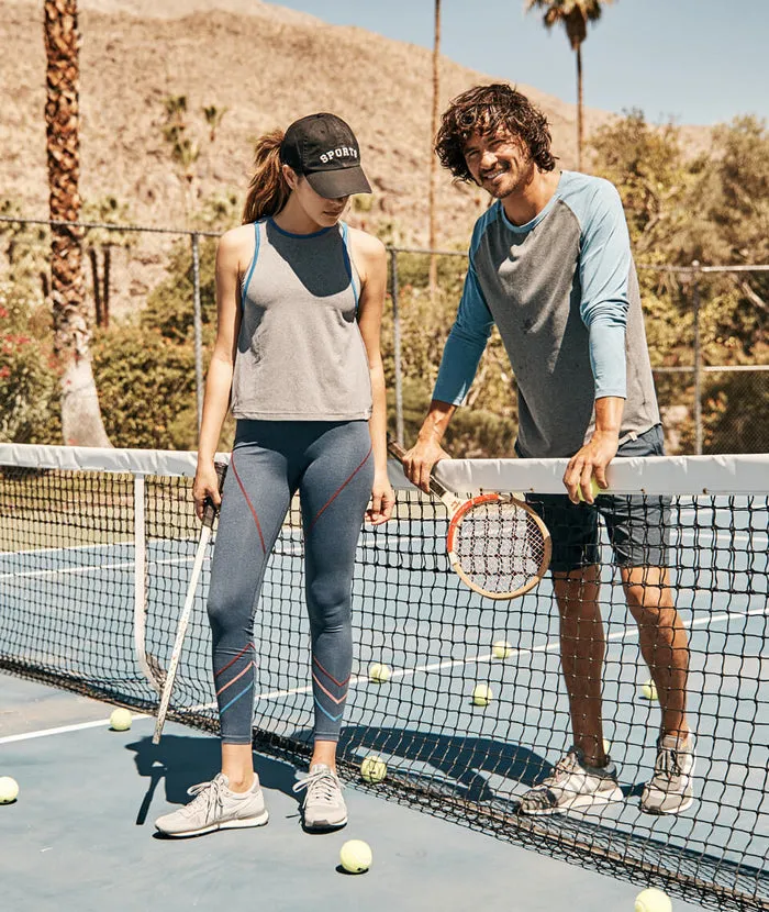 Liza Sport Tank in Grey