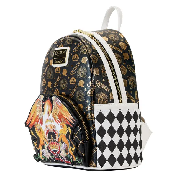 Loungefly x Queen Logo Crest Mini Backpack