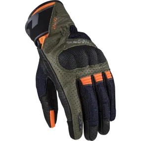 LS2 Air Raptor Man Gloves Green/Blue/High Visibility Orange