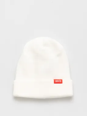 Malita Lumberjack Beanie (white/orange)