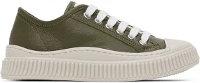 Marni Kids Khaki Pablo Sneakers