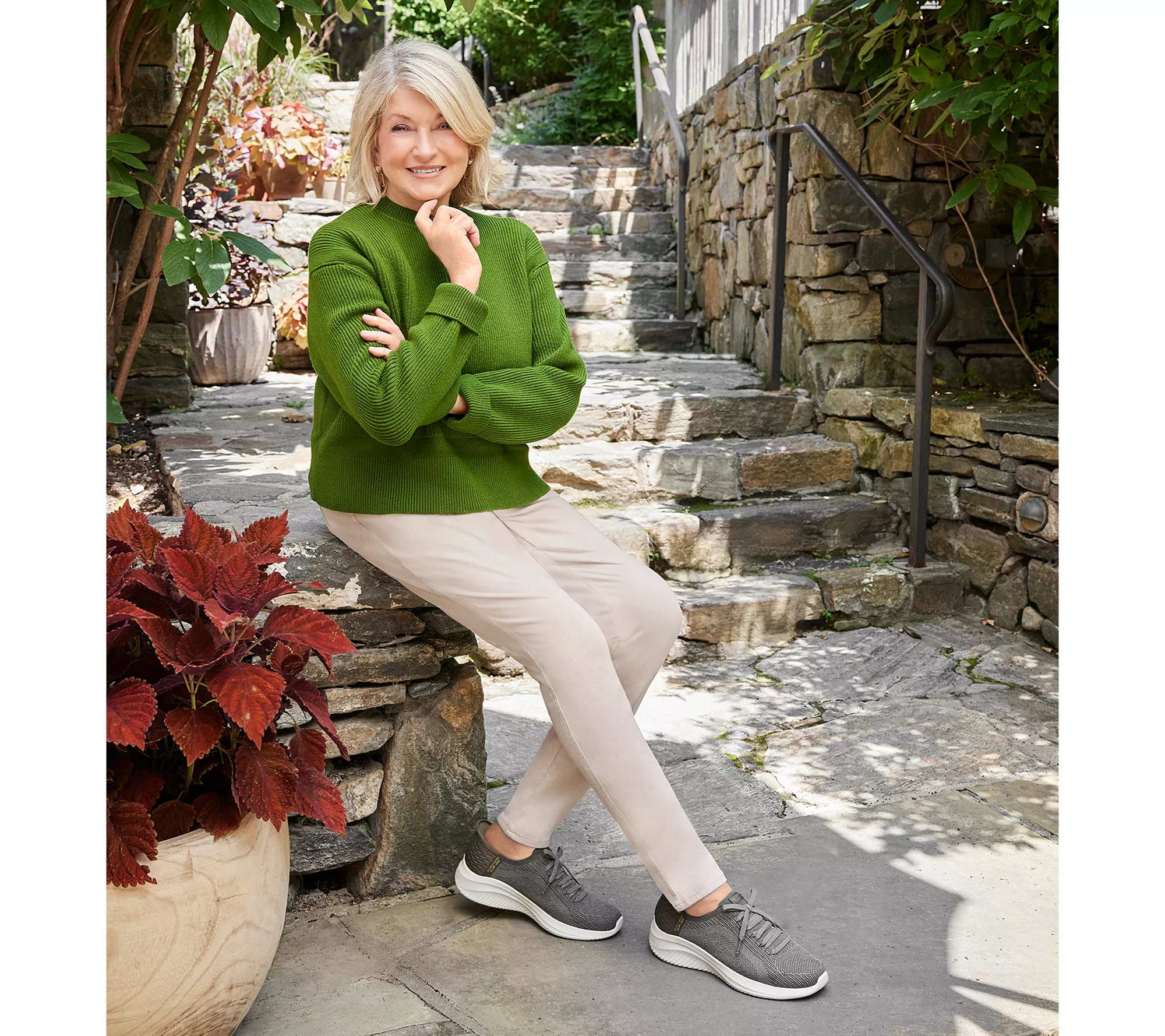 Martha Stewart x Skechers Slip-ins Vegan Washable Sneakers