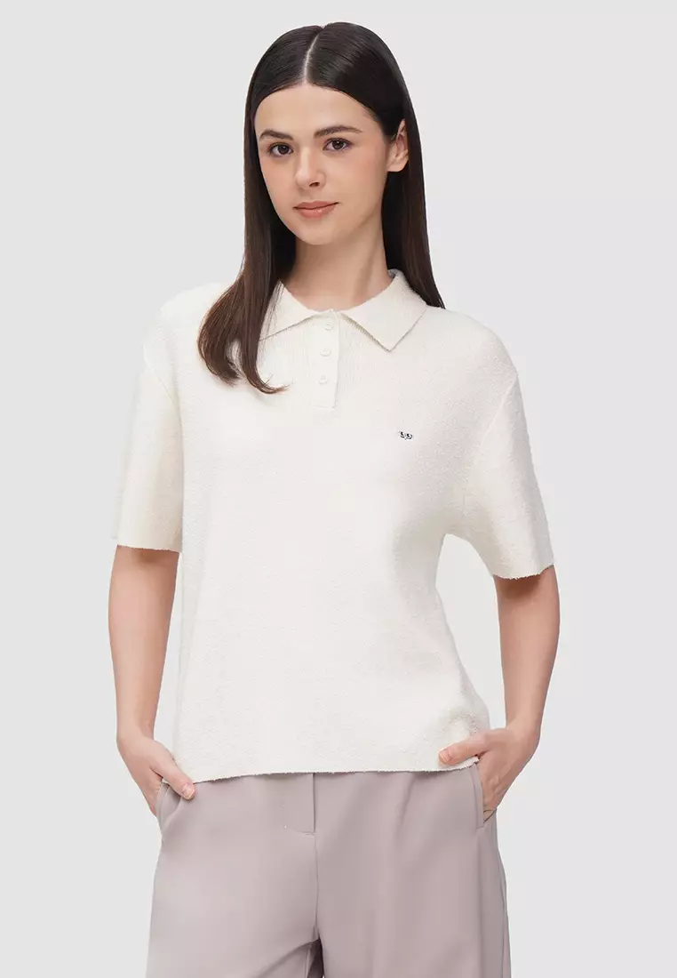 MEMO Textured 3-Button Polo