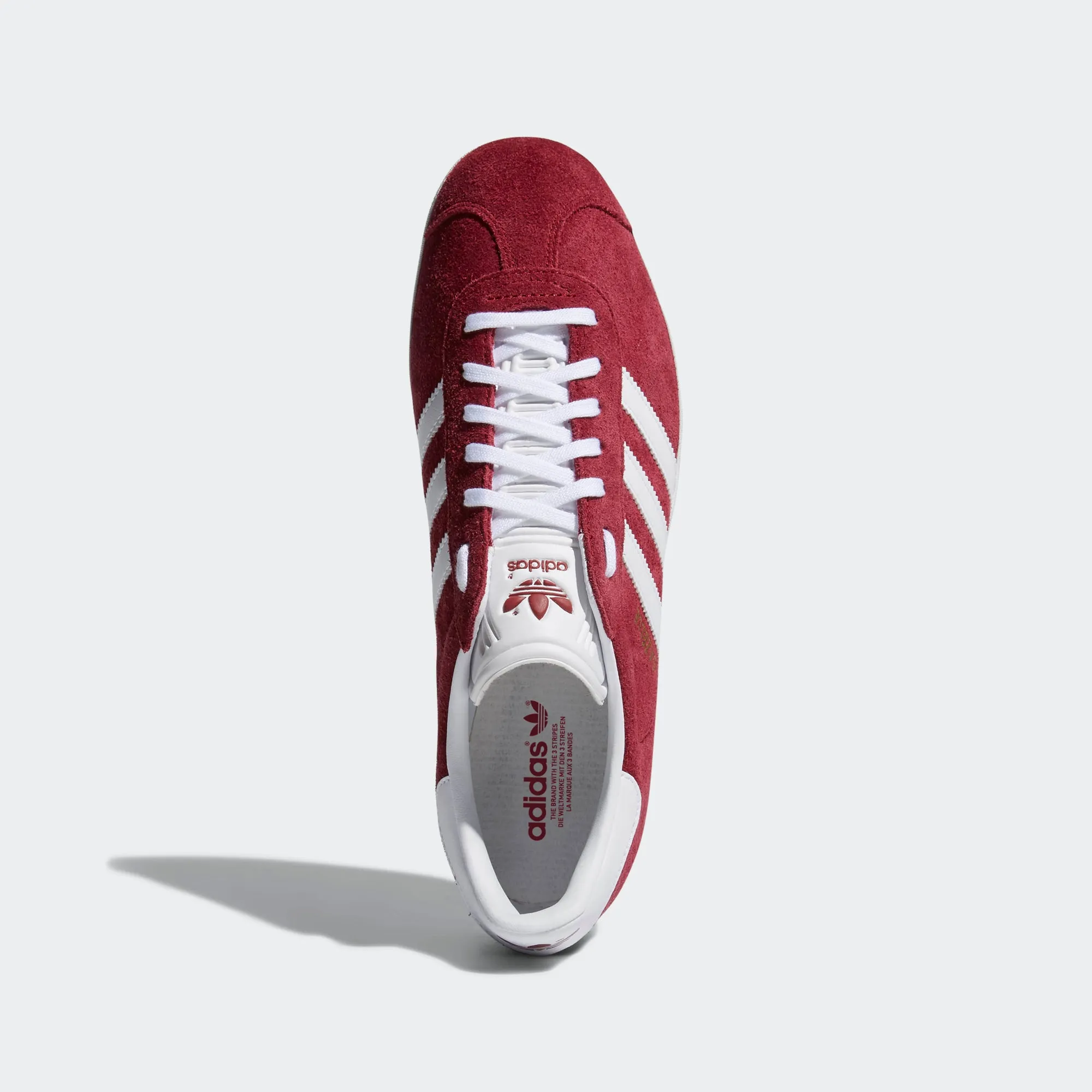 Men's adidas Originals Gazelle Shoes Burgundy