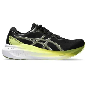 Men's Gel-Kayano 30 Running Shoe - Black/Glow Yellow - Regular (D)