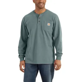 Men's Carhartt Long Sleeve Workwear Pocket Henley Tee - Big & Tall