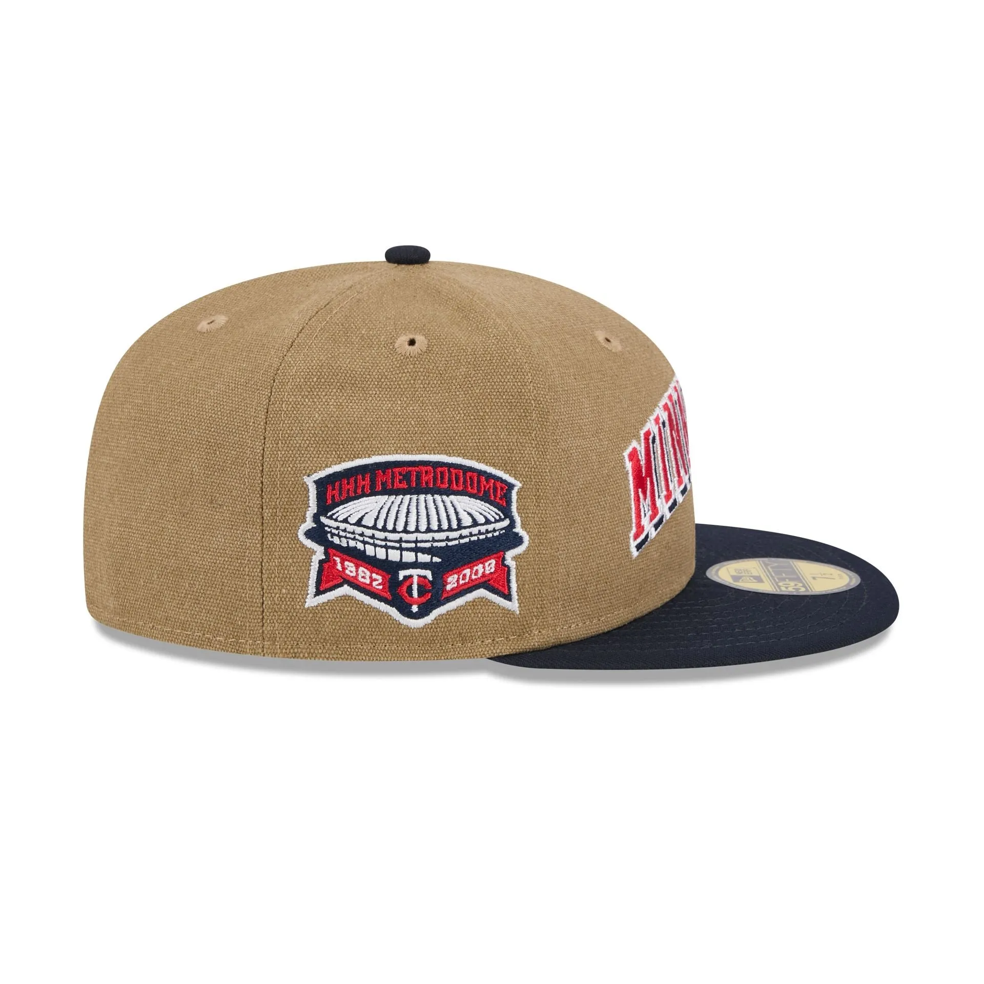 Minnesota Twins Canvas Crown 59FIFTY Fitted Hat