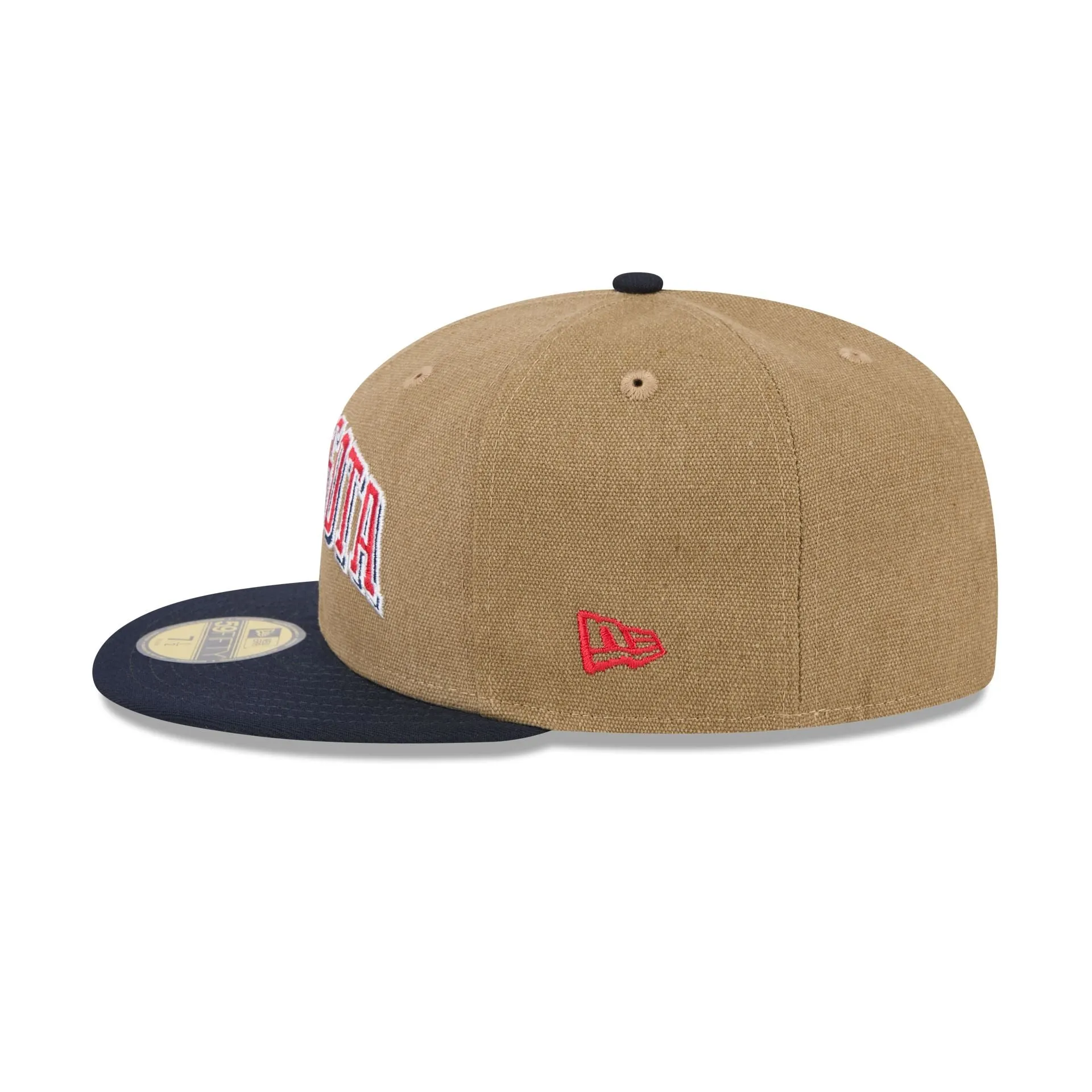 Minnesota Twins Canvas Crown 59FIFTY Fitted Hat