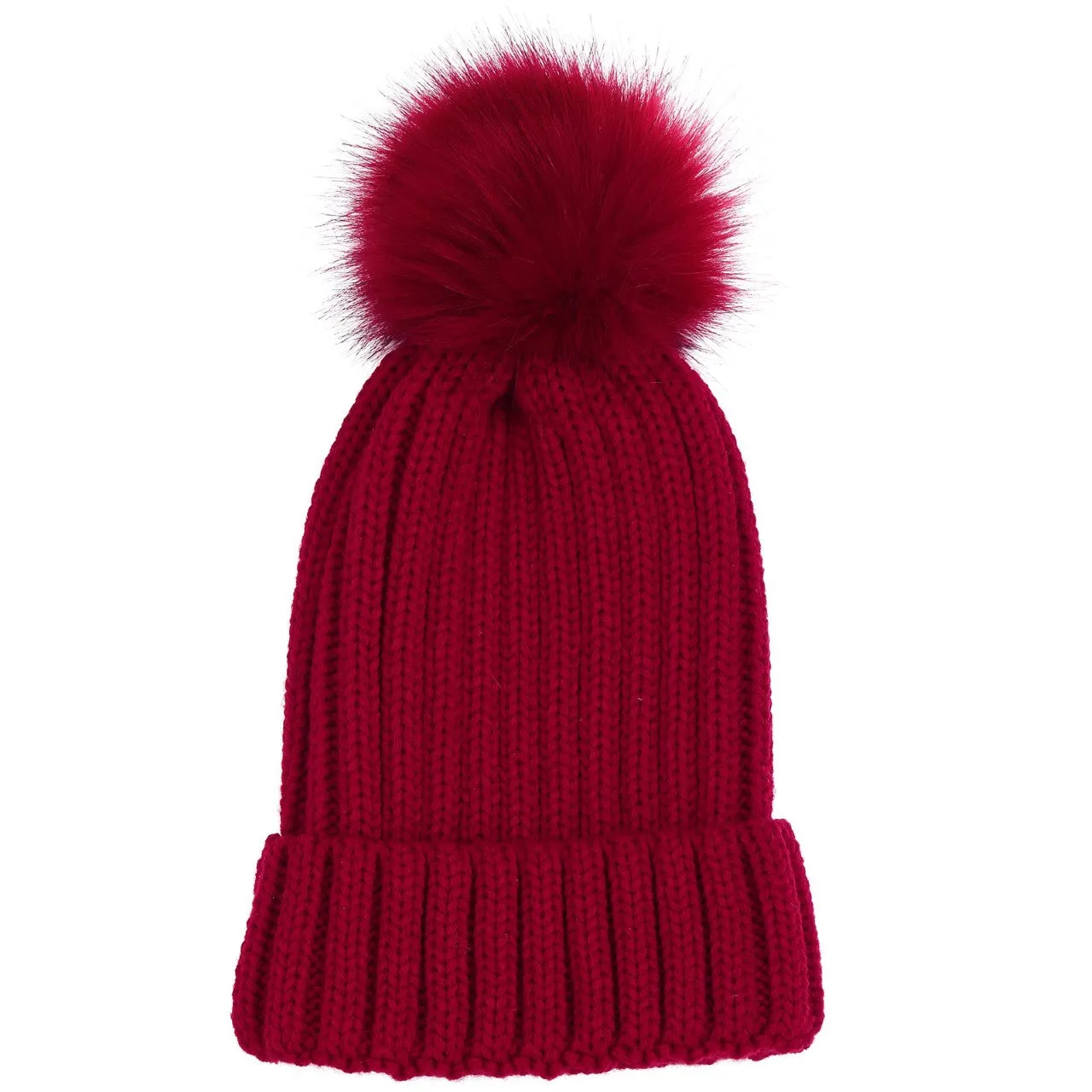 Mira Beanie in Burgundy