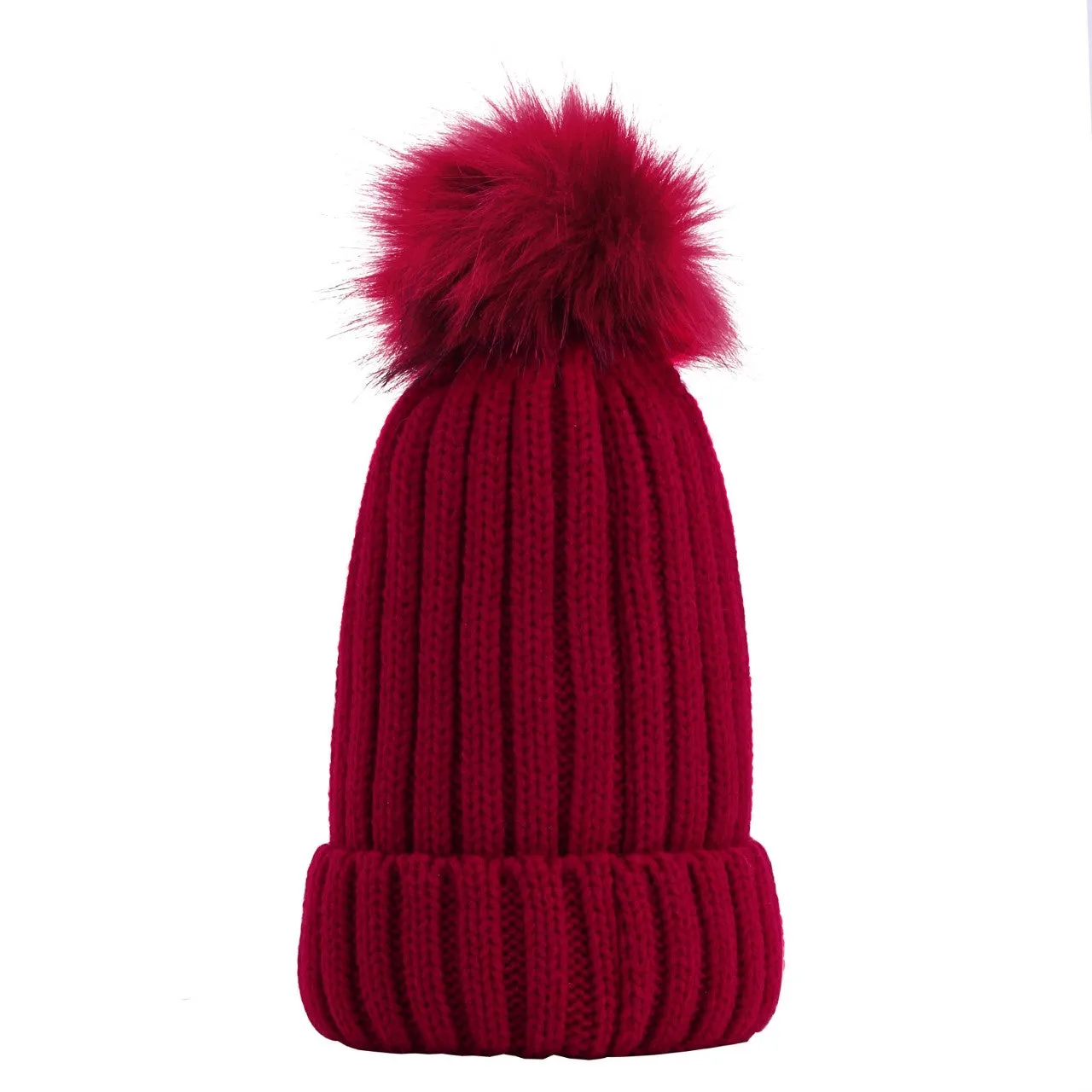 Mira Beanie in Burgundy