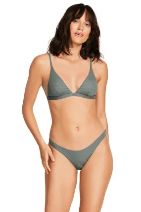 Moss Triangle Bikini Top