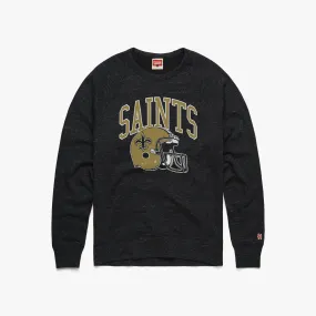 New Orleans Saints Helmet Crewneck