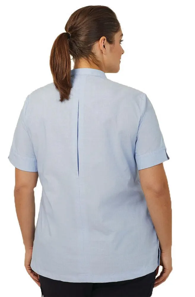 NNT Uniforms CATUGA Textured Short Sleeve Tunic - Blue - 6