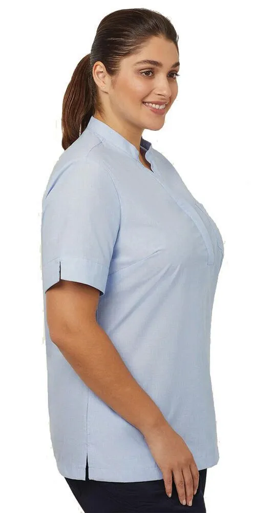 NNT Uniforms CATUGA Textured Short Sleeve Tunic - Blue - 6