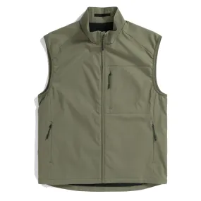 Norse Projects Birkholm Solotex Twill Vest Sediment Green