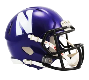 Northwestern Wildcats Riddell Speed Mini Helmet