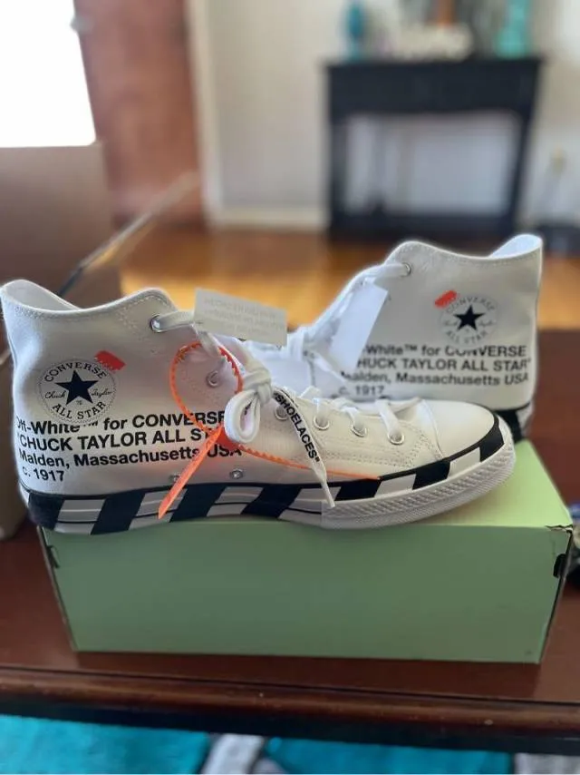 Off-white x converse chuck 70 stripe