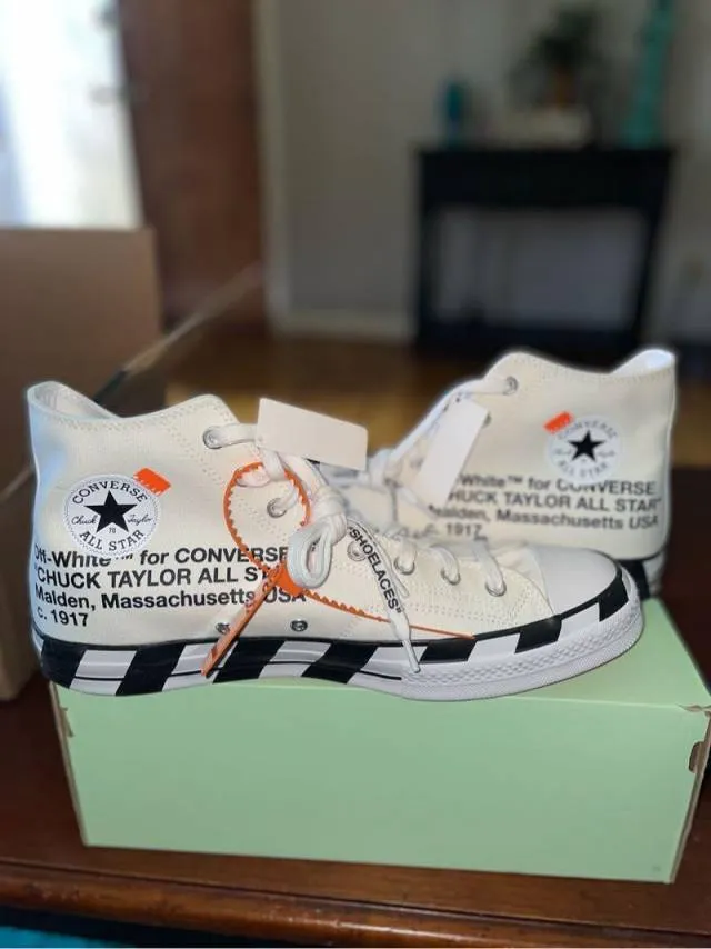 Off-white x converse chuck 70 stripe