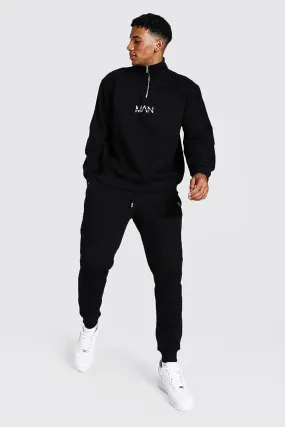 Oversized Original Man Half Zip Tracksuit