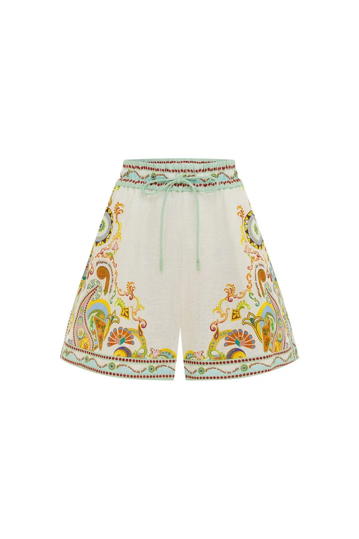 --Pinball Linen Short-