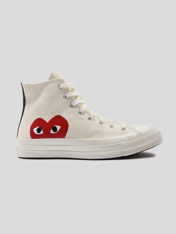 Play Red Heart Converse Chuck All Star '70 High - white